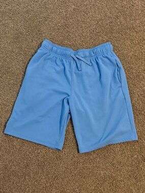 Athletic Works Light Blue Mesh Workout Shorts
